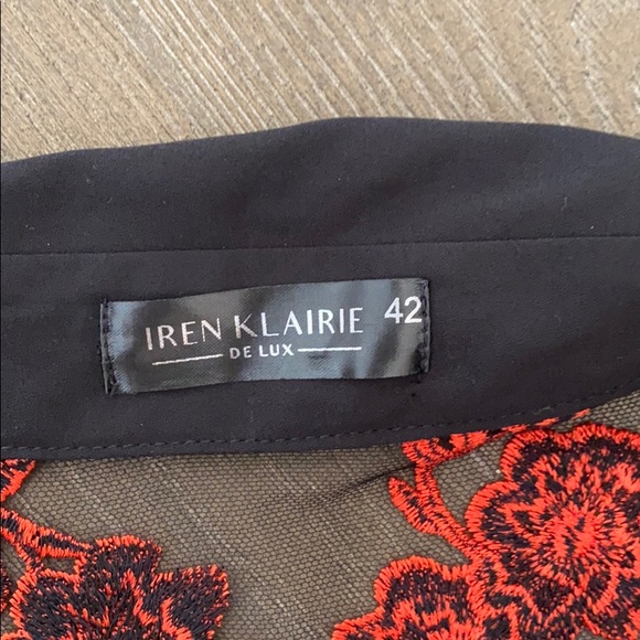 New Iren Klairie mesh blouse size 42 - Picture 4 of 5